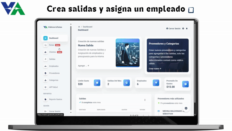 Asignar salidas